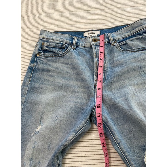 Pistola Nico High Rise Mom Jeans Ankle Straight Jrans Size 28 - Picture 6 of 9